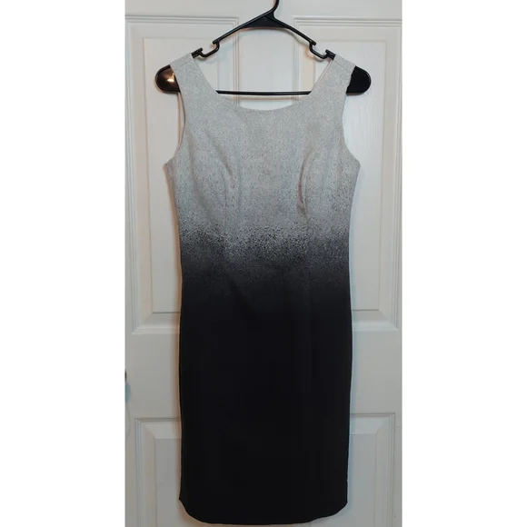 black white ombre dress White/Black Ombre Convertible Dress – RC Caylan Atelier main image 1